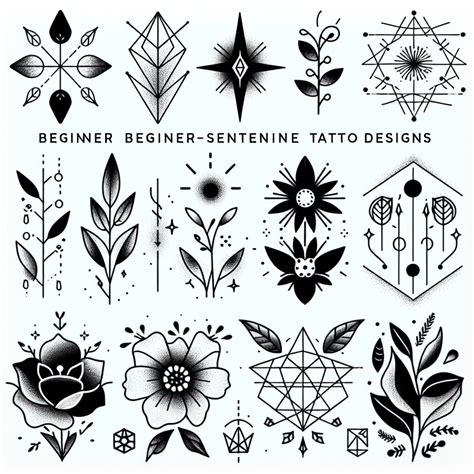 14 Easy Tattoo Patterns For Beginners: Quick Tips