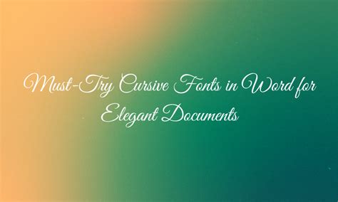 Image result for Word Script Fonts