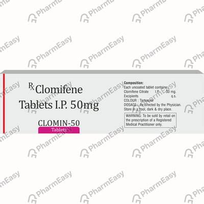 Buy Clomin 50 MG Tablet (10) Online at Flat 15% OFF | PharmEasy