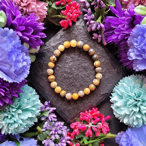 Bumble Bee Jasper Bracelet to Unleash Infinite Potential – Trucrystals.in