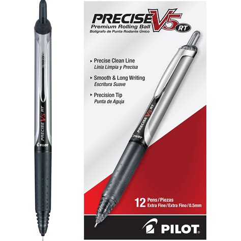 Buy PilotPrecise V5 Rt Refillable & Retractable Liquid Ink Rolling Ball ...