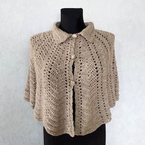 Quick Crochet Capelet Pattern 的图像结果