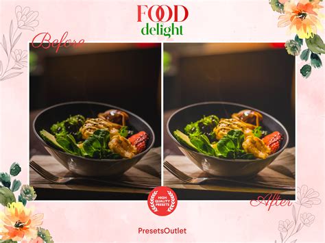10 Bright Food Lightroom Presets – MasterBundles