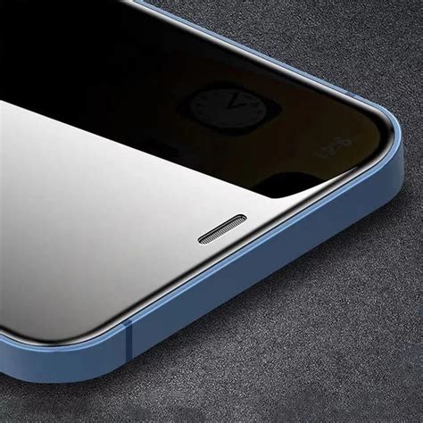 Anti-Spy Speaker Grill Tempered Glass for iPhone 15 Pro Max – ktusu