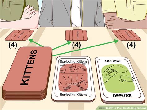 How to Play Exploding Kittens Card Game 的图像结果