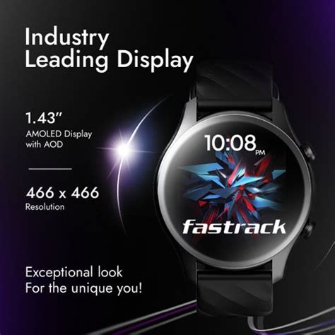 Fastrack Optimus with 1.43'' AMOLED Display with AOD(466x466)|BT ...