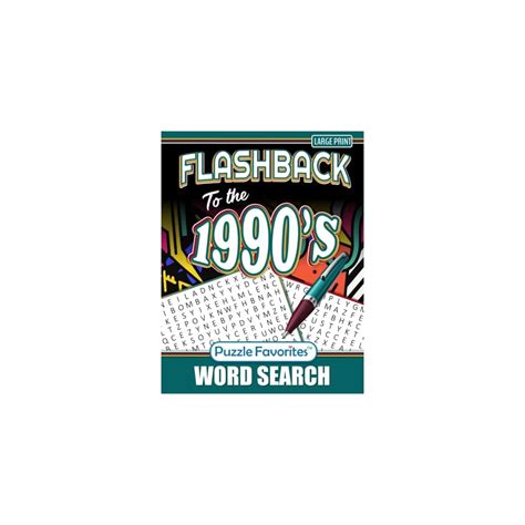 Flashback to the 1990s Word Search Large Print: with | Ubuy India