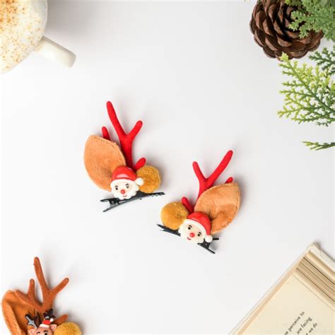 Hairclip - Christmas tree hairclip set of 2 online | Nestasia