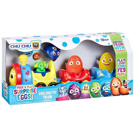 Buy Peek & Play Surprise Eggs by Chuchu TV: Chu Train TV Online at Best ...