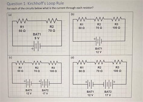 Image result for Kirchhoff Loop Rule Easy Sample Problem
