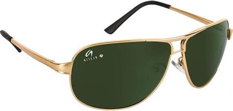 Buy AISLIN® Toughened Glass Wayfarer/Aviator Sunglasses For Men - (Dark ...