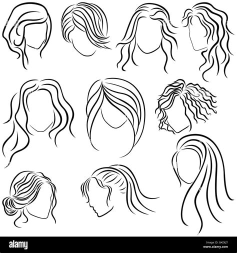 Image result for How to Draw Simple Hair