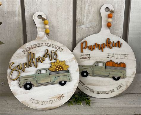 Decorative Fall/Autumn Cutting Boards - Lilac Lane DIY