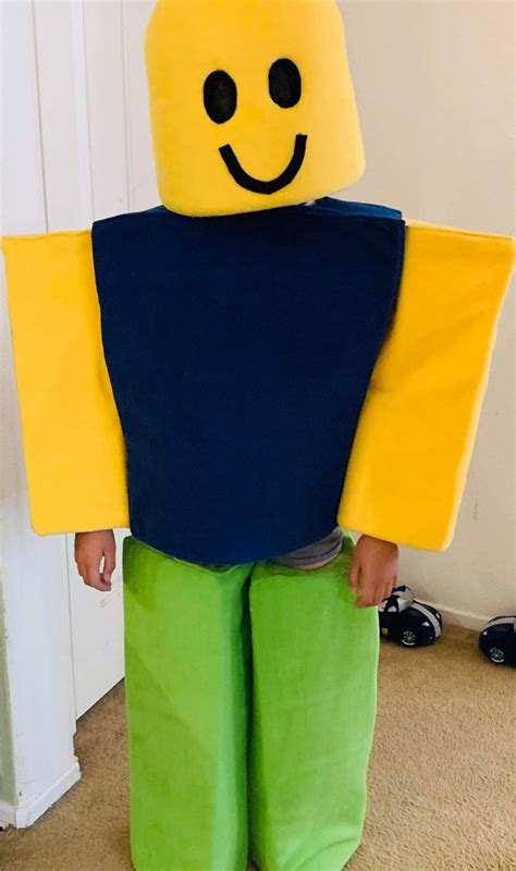 Custom Roblox Noob Full Body Costume Noob Costume Roblox - Etsy