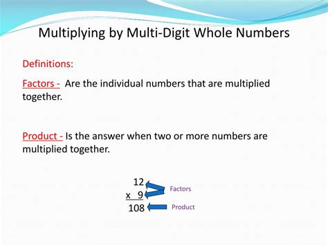 Image result for Multiplying Multi Diget Factors