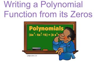 Writing a Polynomial Function Using Zeros 的图像结果