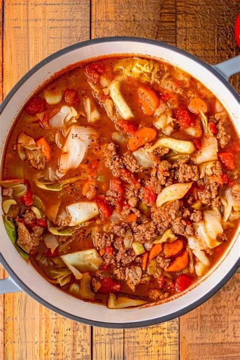 Ground Beef Cabbage Soup – Easy 30 Minute Recipe