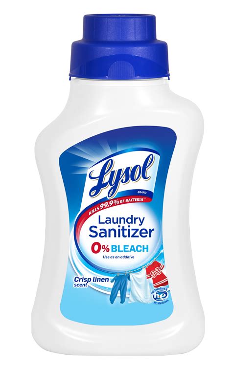 Lysol Laundry Sanitizer Additive, Crisp Linen, 41oz - Walmart.com