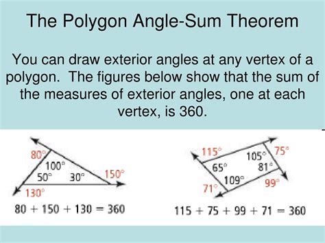 PPT - The Polygon Angle-Sum Theorem PowerPoint Presentation, free ...