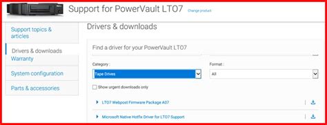 PowerVault ML6000 - Update Drive Firmware Using the Web Interface (RMU ...