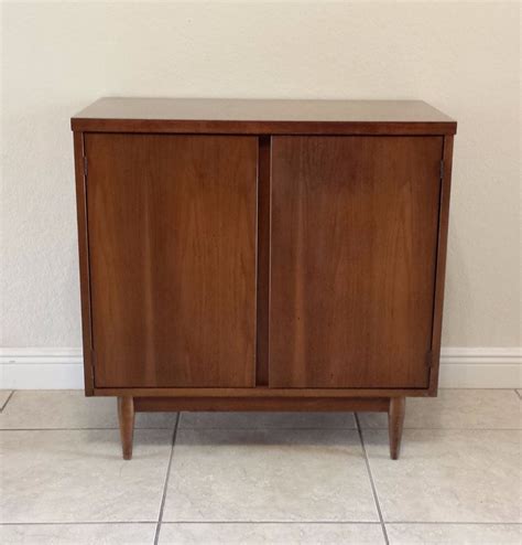 mid century modern media cabinet