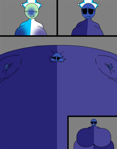 Clover Blueberry inflation Comic by Tom17ha on DeviantArt