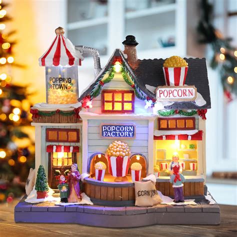 Amazon.com: WONDER GARDEN Christmas Village House - Christmas Houses ...
