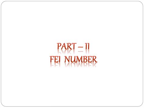 D-U-N-S & FEI Number | PPTX