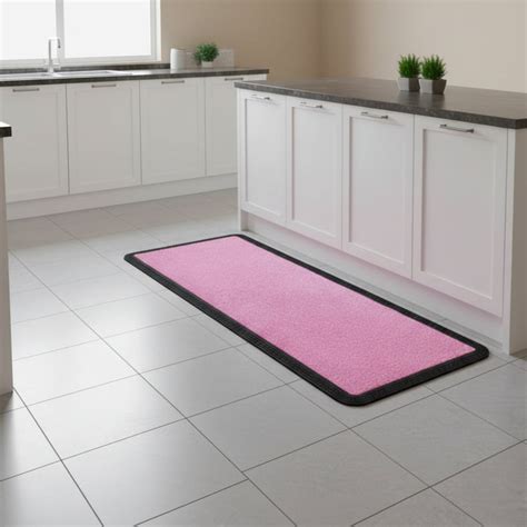 Luxury Soft Pink Mat Multi-Purpose - Plush Bathroom Kitchen Bedside Mat ...
