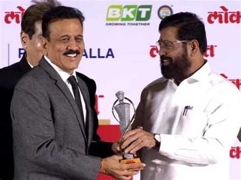 LMOTY 2024 Girish Mahajan honored with Lokmat Maharashtrian of the Year ...
