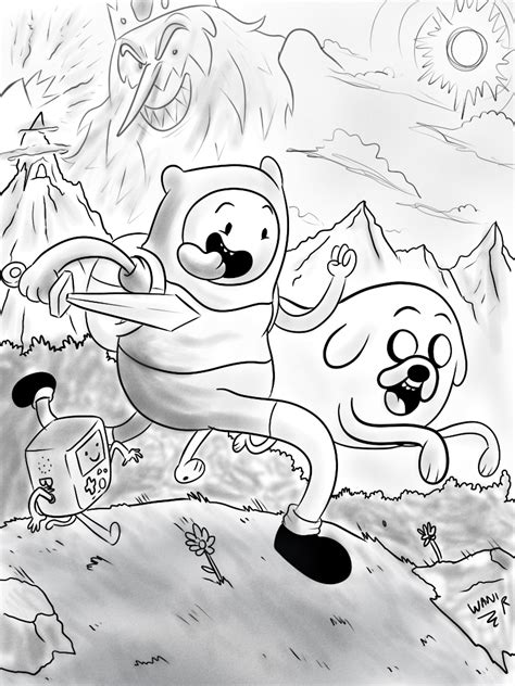 Adventure Time Simple Drawing 的图像结果