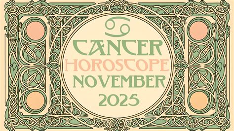 Cancer Horoscope November 2025