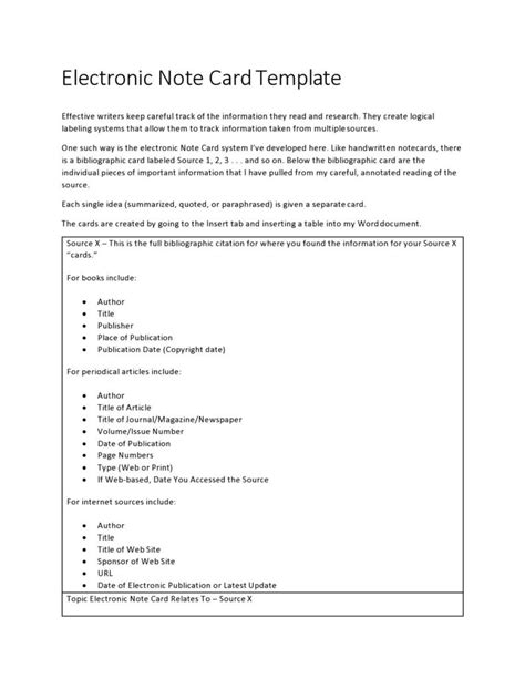 Image result for Mini Note Card Template