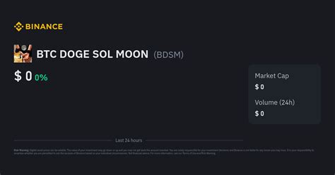BTC DOGE SOL MOON Price Today | BDSM to USD Live Price, Market Cap & Chart