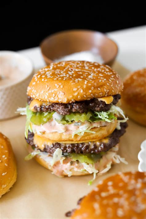 Big Mac Recipe Homemade McDonald's Big Mac Recipe + Special