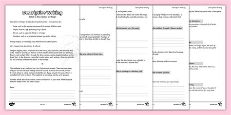 Descriptive Words Worksheet 的图像结果