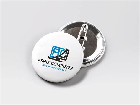 Computer Logo Design - (Free Logo Mockup) on Behance