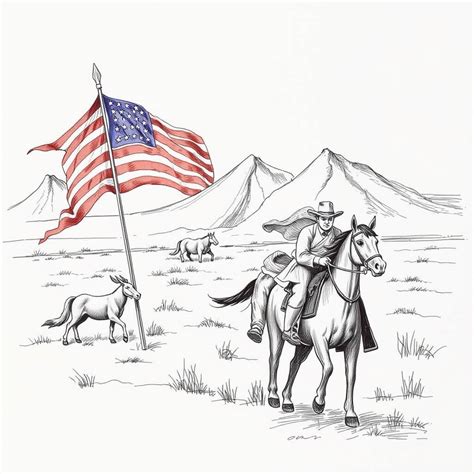 Manifest Destiny Drawing Ideas
