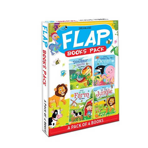Dreamland Publications Flap Books Combo Pack- 4 Books - 9789387177437