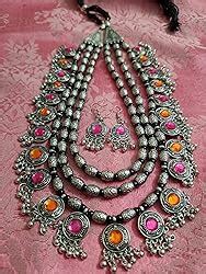 Shining Diva Fashion Latest Stylish Fancy Oxidised Silver Tribal ...