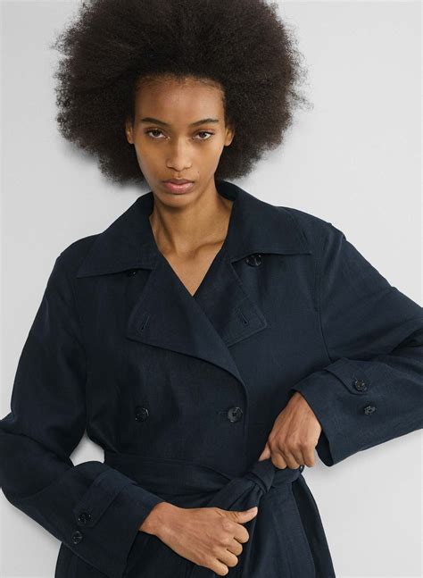 Wilfred LABYRINTH LINEN TRENCH COAT | Aritzia US