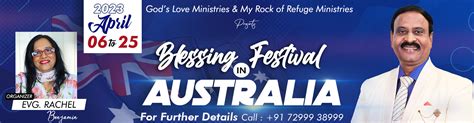 Australia Blessing Meetings | God's Love Ministries