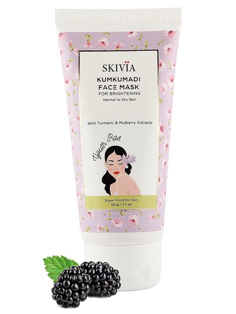 Buy Skivia Kumkumadi Face Mask with Vitamin E & Turmeric - 50 g | Gives ...