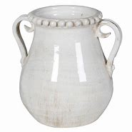 Image result for White Ceramic Floral Urn