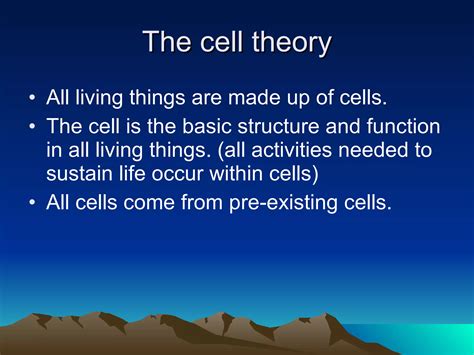 Image result for Cell Theory Explained