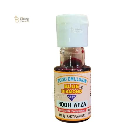 Roohafza Food Emulsion 20ml | Blue Diamond Baking Essence