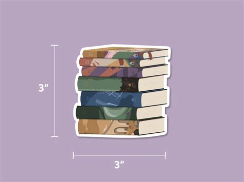 Image result for Classics Book Stack Sticker