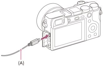 ILCE-6100A | Help Guide | Connecting to a computer