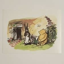 Buy Classic Winnie the Pooh Postcard Piglet Rabbit Mr. Sanders Online ...