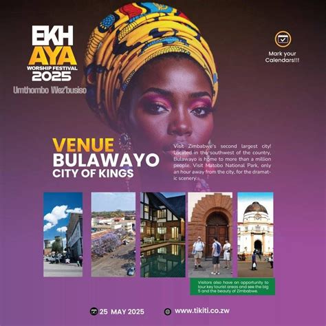 EKHAYA WORSHIP FESTIVAL, ZITF,Bulawayo, 25 May 2025 | AllEvents